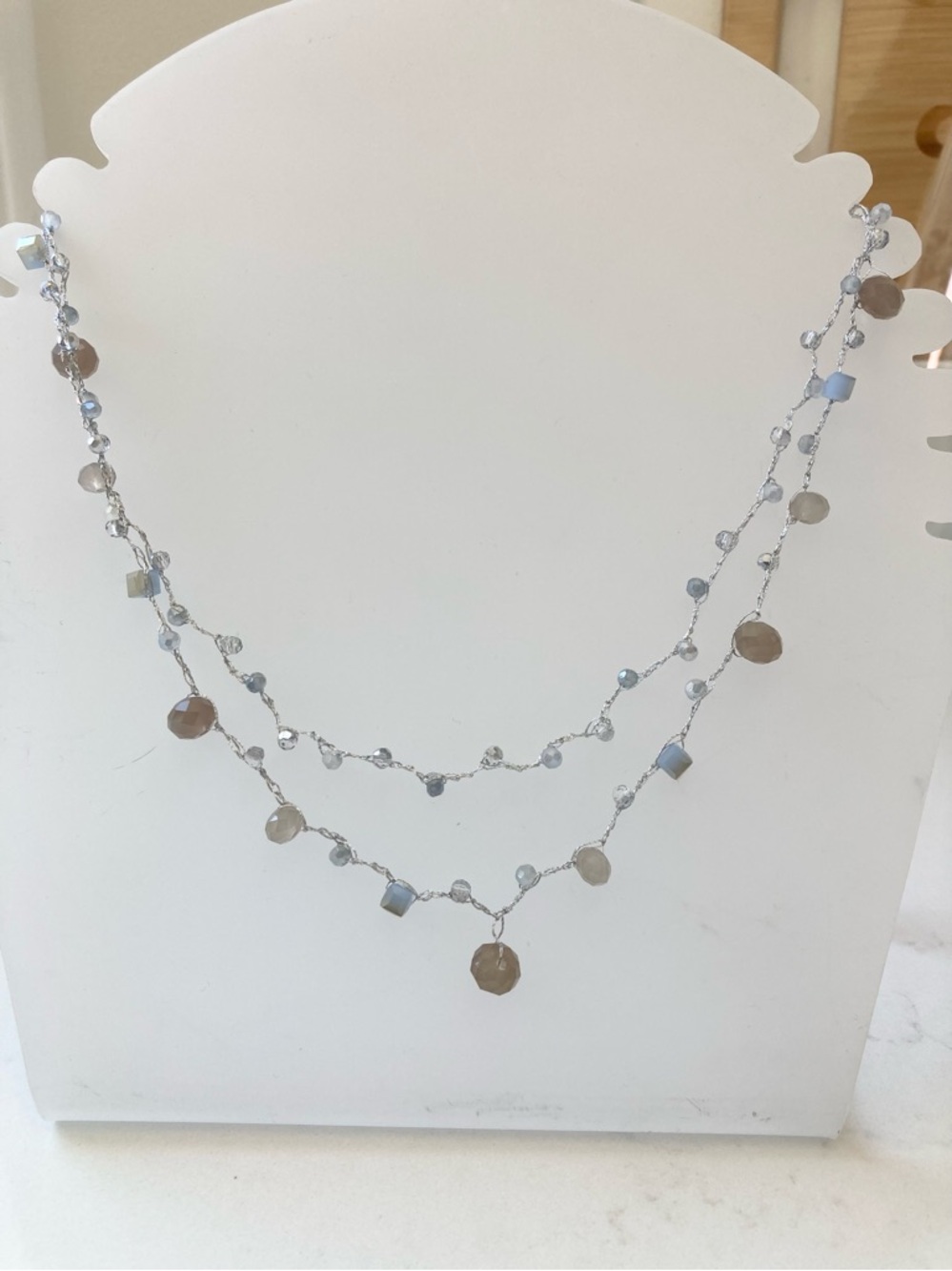 Boho Chic Double-Strand Beaded Necklace